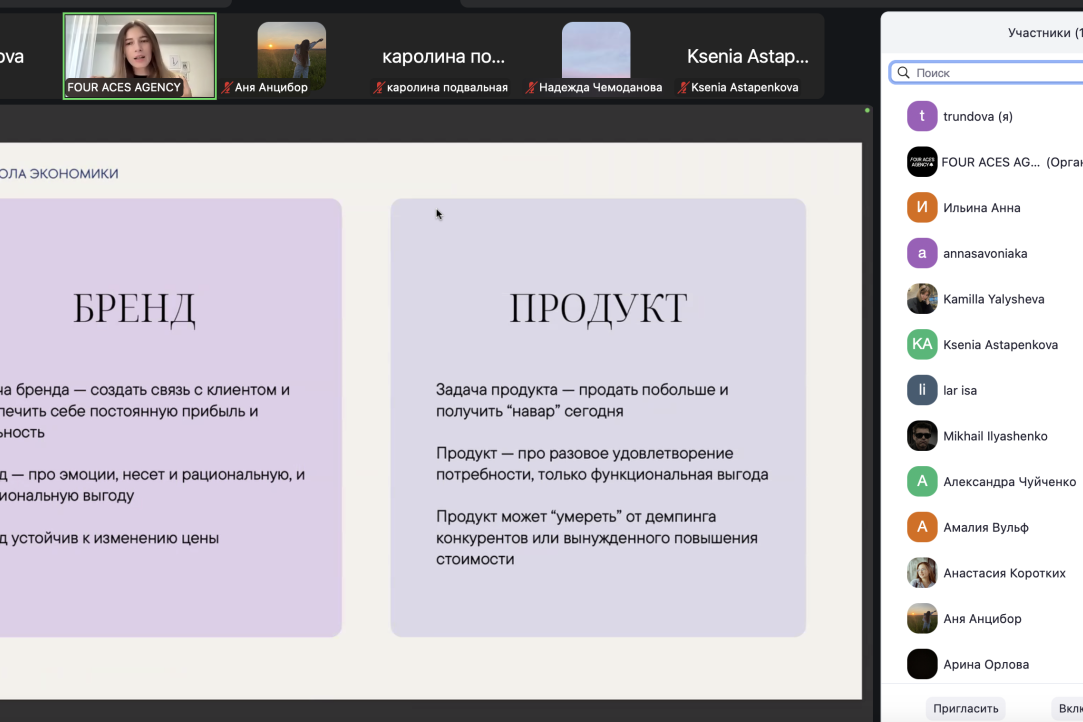 Лекция о брендинге от эксперта Лекция о брендинге от эксперта